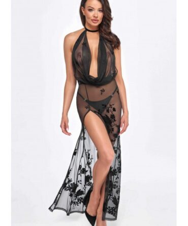 Robe longue en voile sexy
