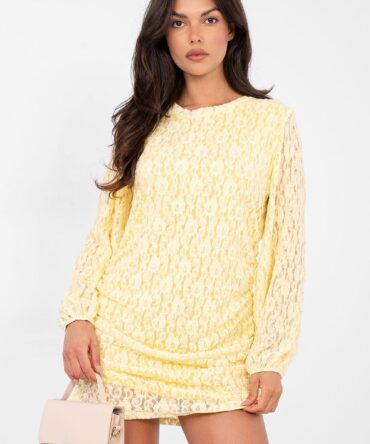 Robe de soirée Sexy jaune