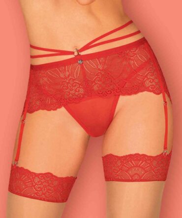 Loventy Porte-jarretelles - Rouge Sexy